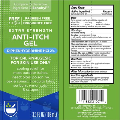 Label (Riteaid Anti Itch Gel 12.02.21 Copy)